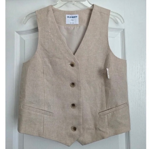 Old Navy Button Front Vest - Picture 1 of 5